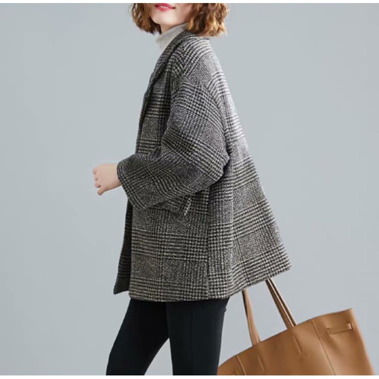 [Mã WAINCU20 hoàn 20% xu đơn 99k] Áo Blazer dạ [HOTTREND] Áo vest dạ, dáng rộng, chất liệu dày dặn, dễ phối đồ | BigBuy360 - bigbuy360.vn