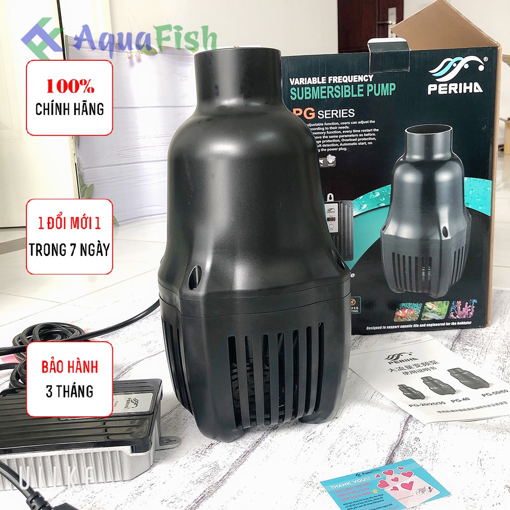 Máy bơm nước hồ cá Koi Periha PG 20 đến PG 60 (siêu tiết kiệm điện, có bảng điều khiển thông minh)