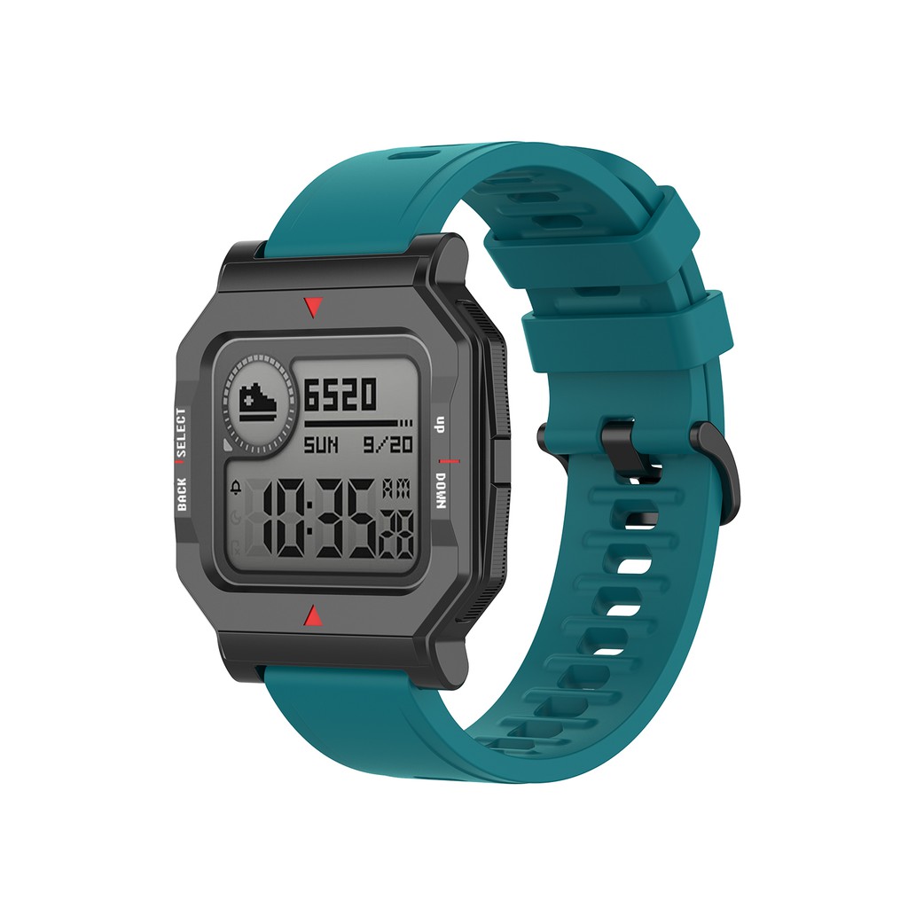 Dây đeo silicon mềm thay thế cho đồng hồ thông minh Huami Amazfit Neo với dụng cụ vặn