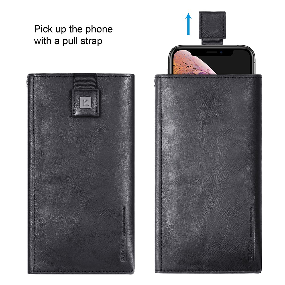 Bao da điện thoại PULOKA nắp lật kèm ví cao cấp dành cho iPhone | BigBuy360 - bigbuy360.vn