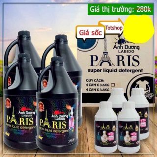 1 can nước giặt paris đen huyền bí 3600ml