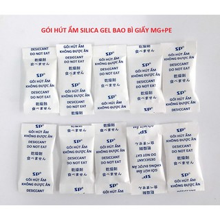 Gói hút ẩm Silica Gel 3 gram bao bì giấy MG cao cấp (320 gói = 1 kg)