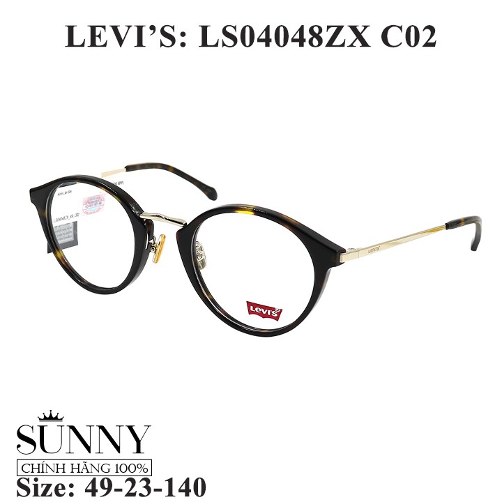Gọng kính nam nữ Levi's LS04048ZX màu sắc thời trang màu sắc thời trang chính hãng, thiết kế dễ đeo b