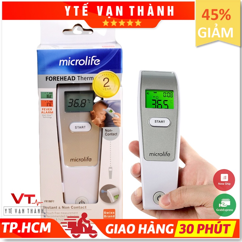 [Mã 12FMCGSALE giảm 8% đơn 500K] ✅ Nhiệt Kế Hồng Ngoại Đo Trán Microlife FR1MF1 không tiếp xúc -VT0017