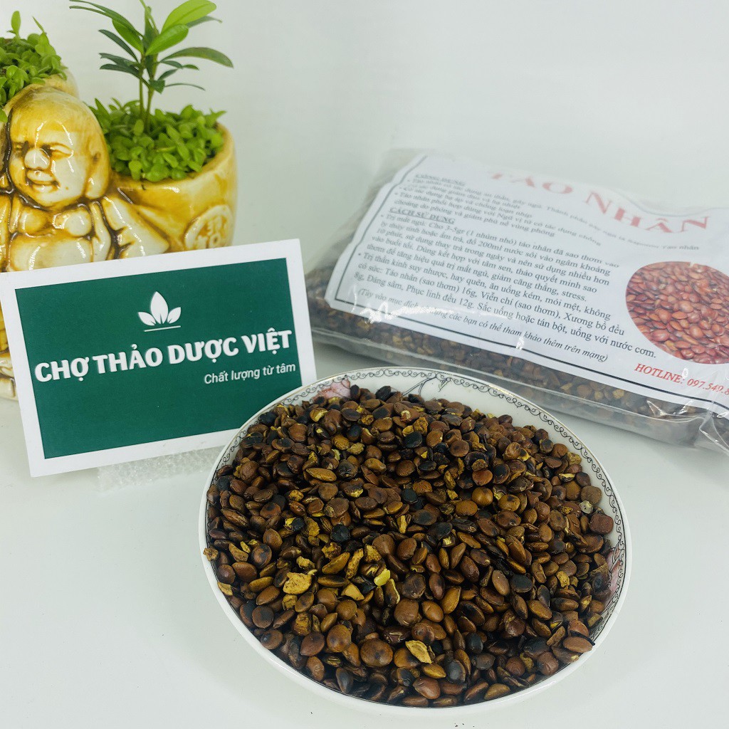 [Giá Sỉ] 500gr Táo Nhân (Đã Làm Sạch, Sao Thơm)