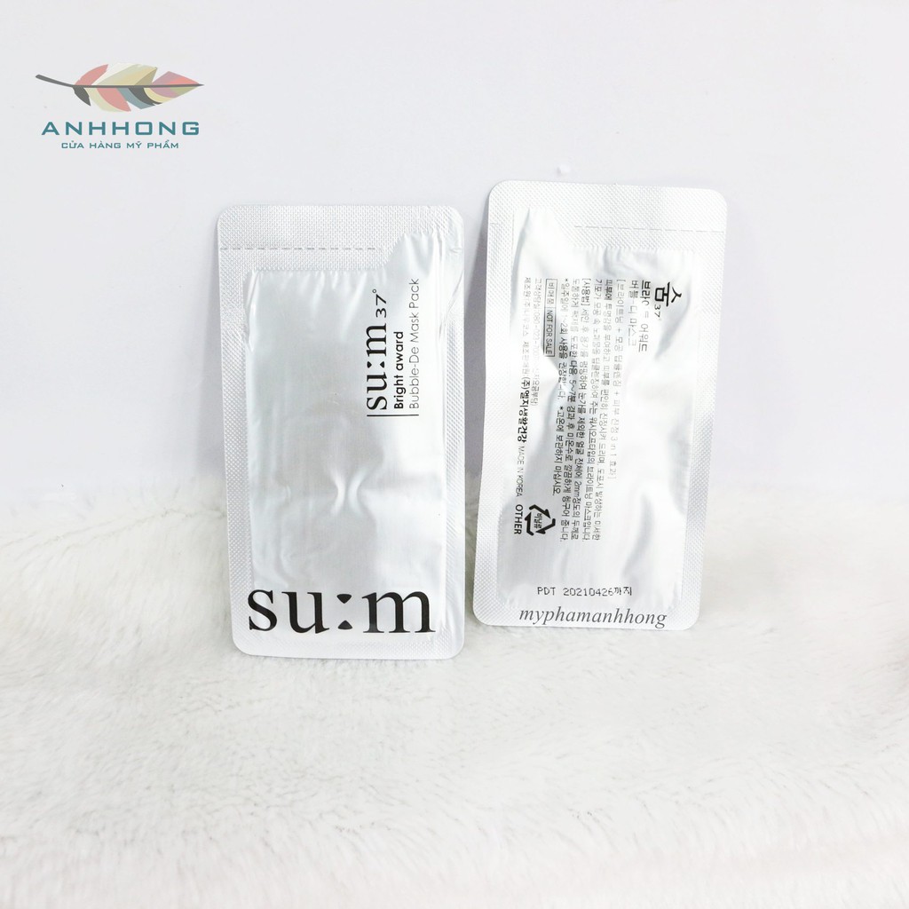 Mặt Nạ Sủi Bọt Thải Độc SUM 37 Bubble-De Mask