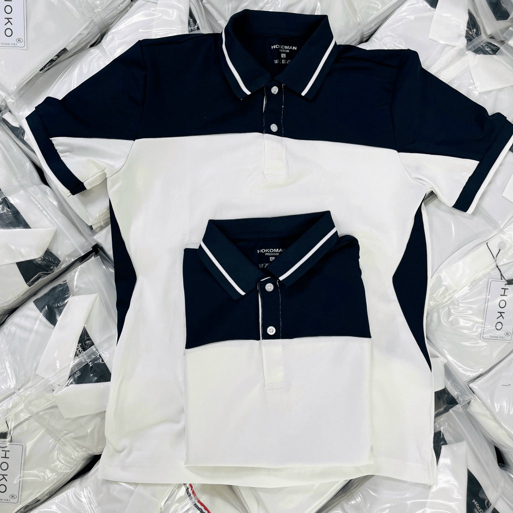 (MẪU MỚI) Áo Thun Nam Tay Ngắn Cổ Bẻ Thời Trang Genz Form Chuẩn Y Hình Cho Các Bạn Trẻ HHP SHOP