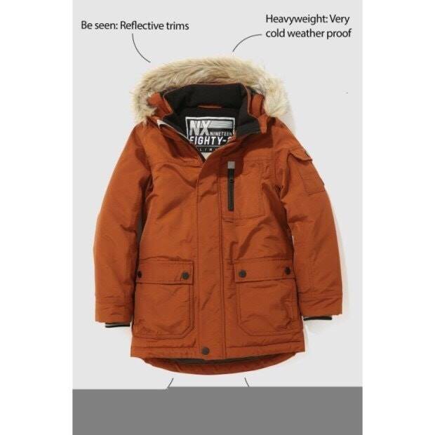 Áo parka cam đất dư xịn