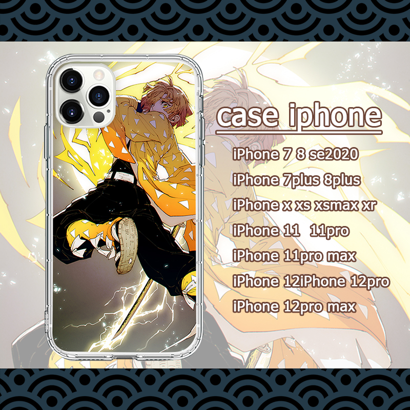 Demon slayer Ốp lưng iphone 12 pro max iphone 11 7 8 plus IPhone se 2020 IPhone X XR Xsmax soft case