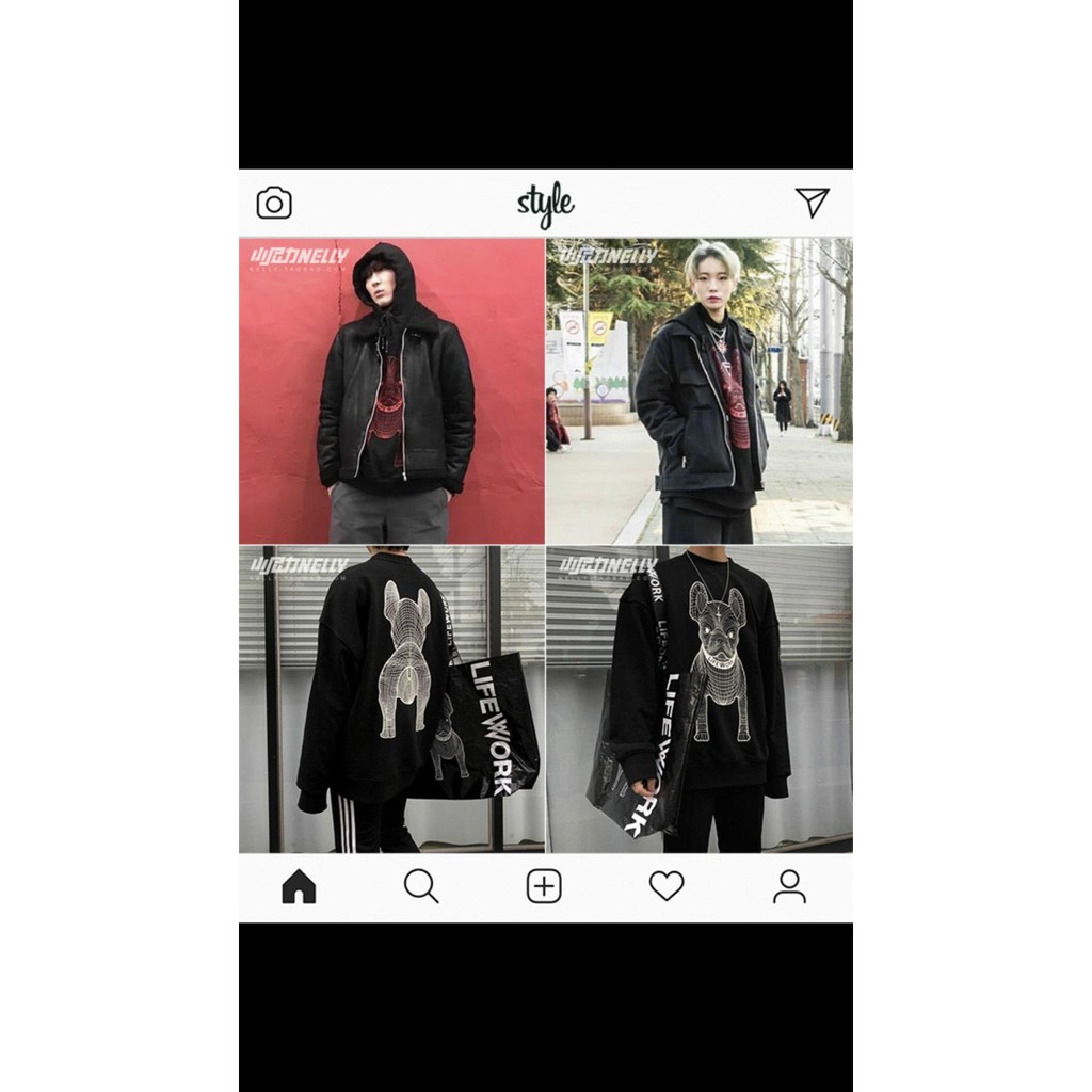 Áo Sweater Nỉ Bông Chú Chó Thu Đông Ulzzang Unisex Form Rộng - HD Shop Quần Áo Thời Trang | BigBuy360 - bigbuy360.vn