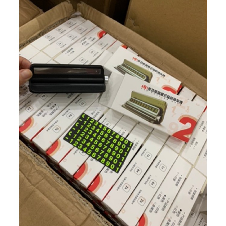 Bảng số điện thoại để taplo kèm giá đỡ 6 dãy số phản quang | BigBuy360 - bigbuy360.vn