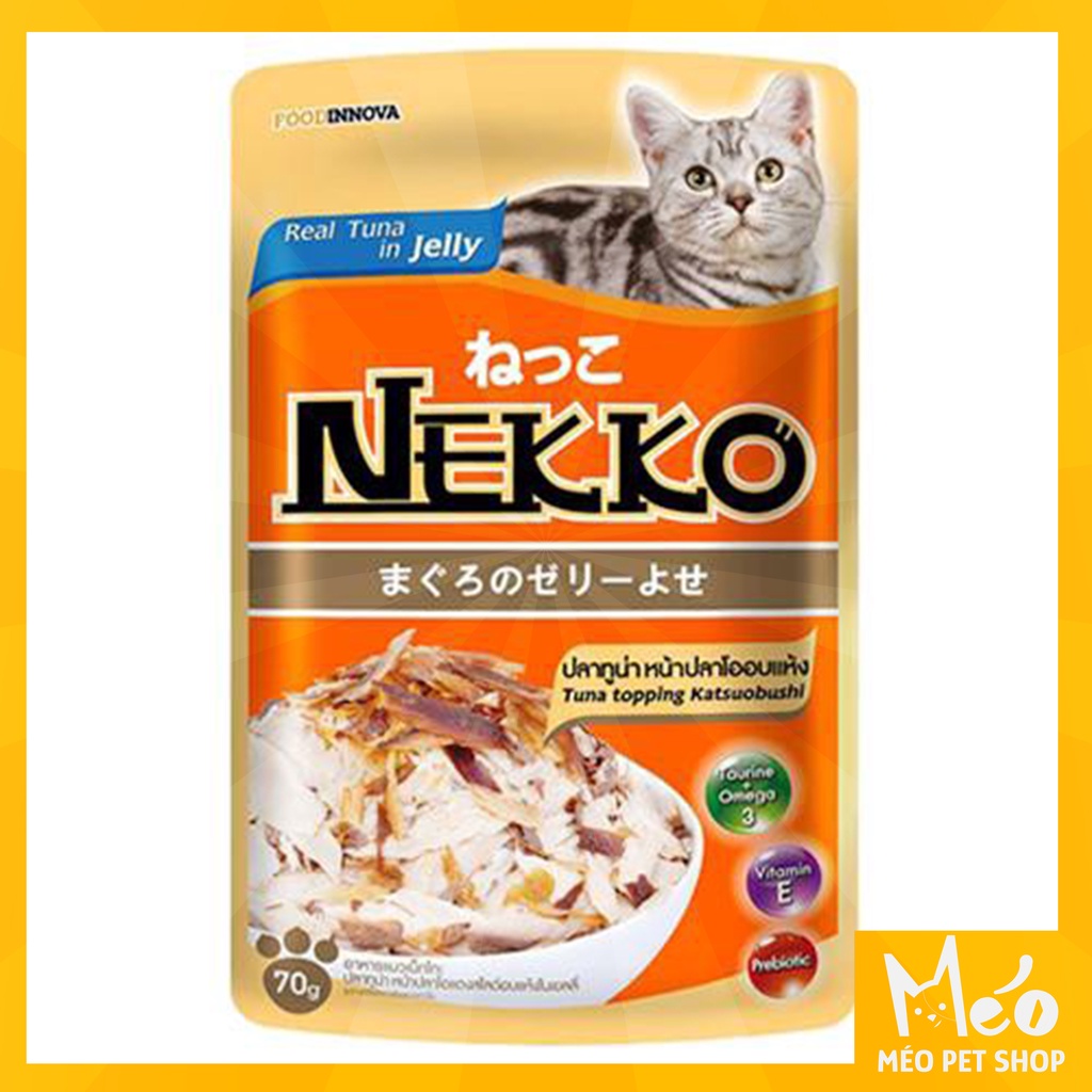 Pate nekko jelly gói 70g cho mèo thái lan