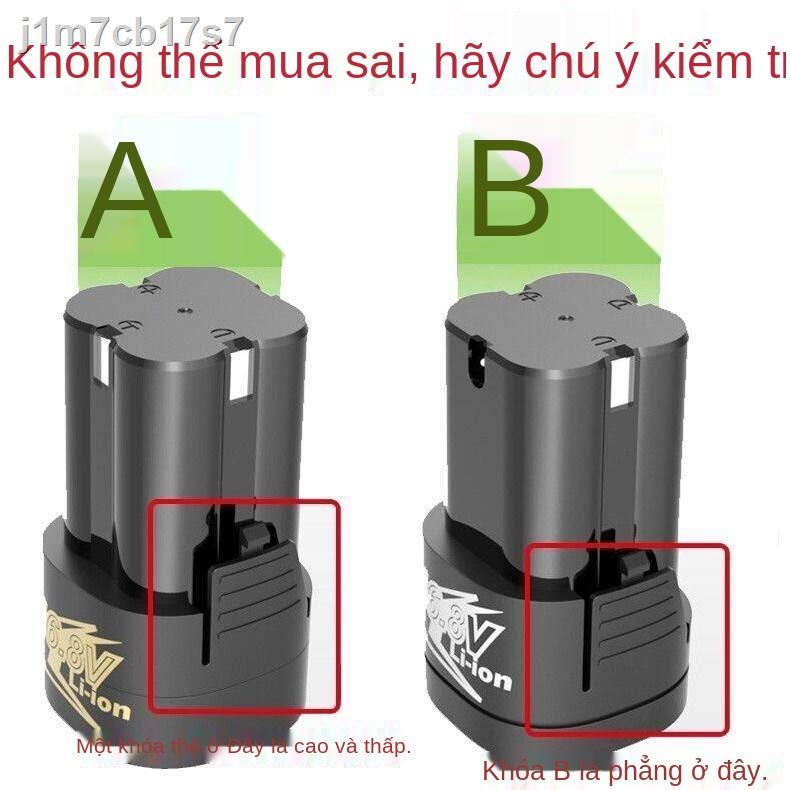 (Mới về)❀Pin Lithium 16.8V Máy khoan súng lục đa năng 18V Công suất lớn có thể sạc lại bền bỉ Phụ kiện Tuốc nơ vít điện