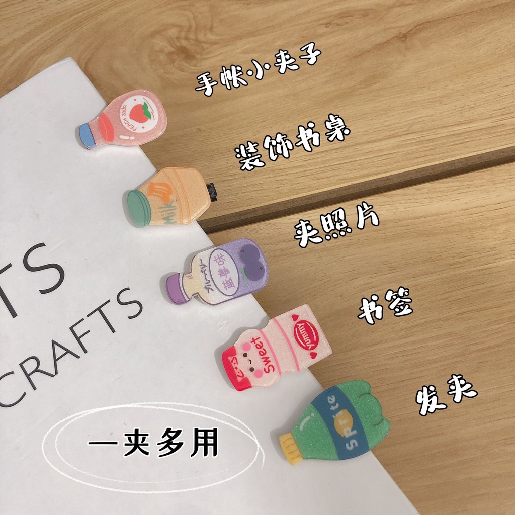 Kẹp tóc mỏ vịt hình bình nước nhiều kiểu phong cách Hàn thời trang mùa hè đáng yêu