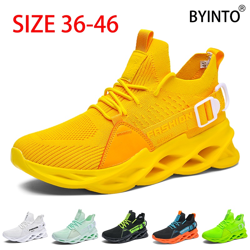 Giày Thể Thao Phối Lưới Siêu Nhẹ Thoáng Khí Chống Trượt Cỡ Lớn 36-46 Thời Trang Mùa Hè Cho Nam Và Nữ