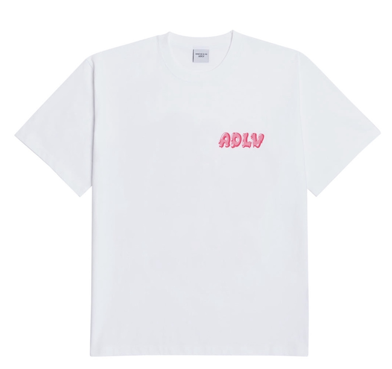 Áo thun cotton ADLV tay ngắn dáng rộng in họa tiết cổ điển thời trang cặp đôi