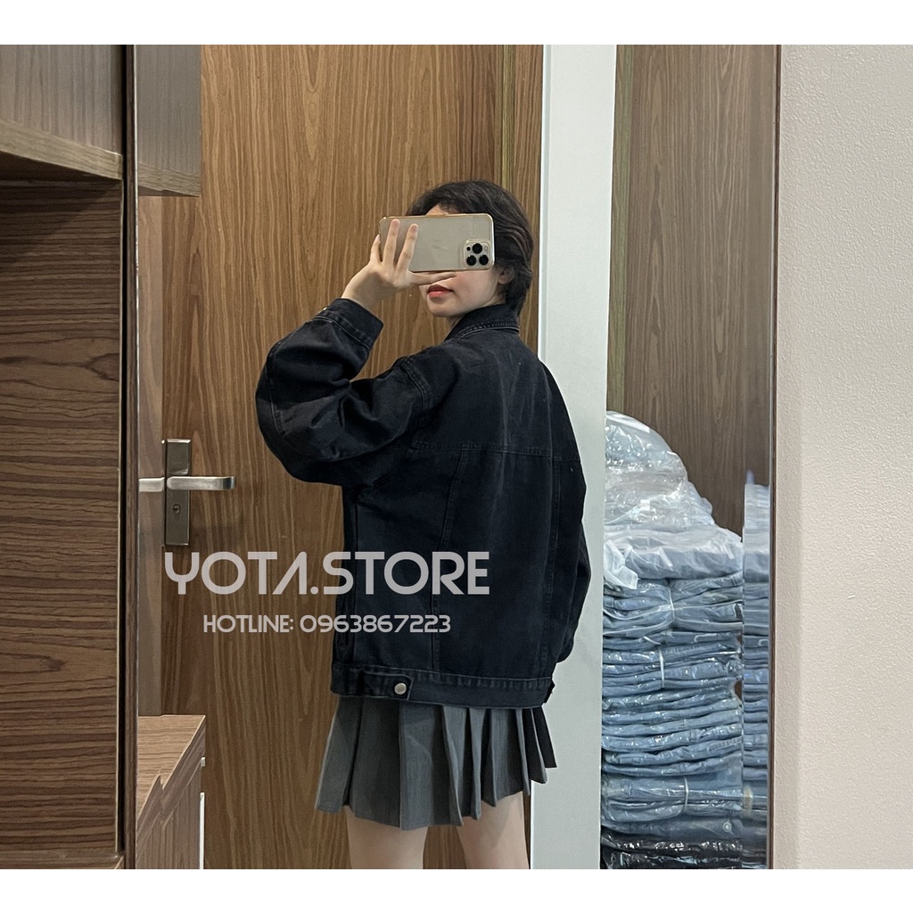 Áo khoác jeans tag xanh - KB39