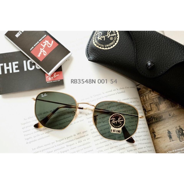 Kính RayBan Hexagonal flat lenses nam nữ đều đeo được