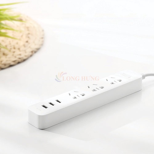 Ổ cắm điện Xiaomi Mi Power Strip 3 cổng 3 USB NRB4027CN/NRB4028CN XMCXB01QM - Hàng nhập khẩu