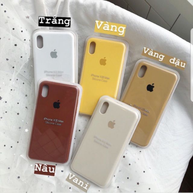 Case IPX basic- Ốp lưng silicon viền dẻo nhiều màu [ỐP LƯNG APPLE]