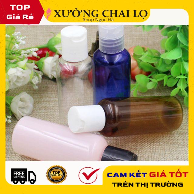 Chai Chiết Mĩ Phẩm ❤ GIÁ RẺ NHẤT ❤ [20ml-250ml] Chai nhựa pet nắp nhấn chiết mỹ phẩm , phụ kiện du lịch