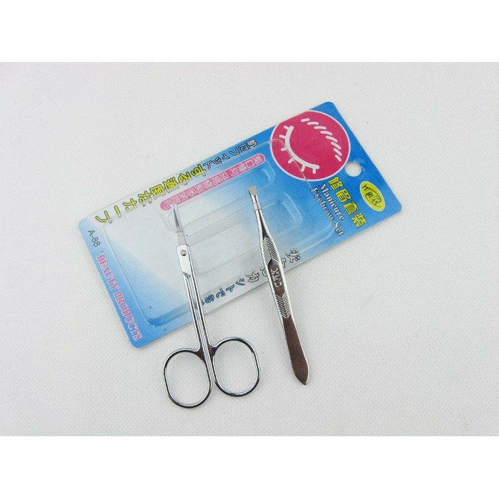 Bộ kéo & Nhíp cắt tỉa lông mày