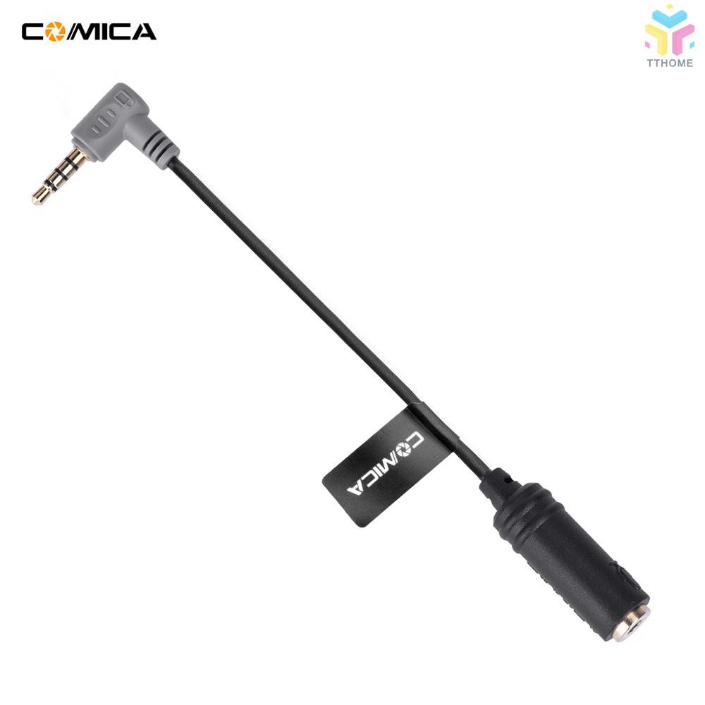 Dđầu chuyển đổi cáp âm thanh mic COMICA CVM-SPX ổ cắm 3.5mm cho iPhone Samsung Huawei iPad