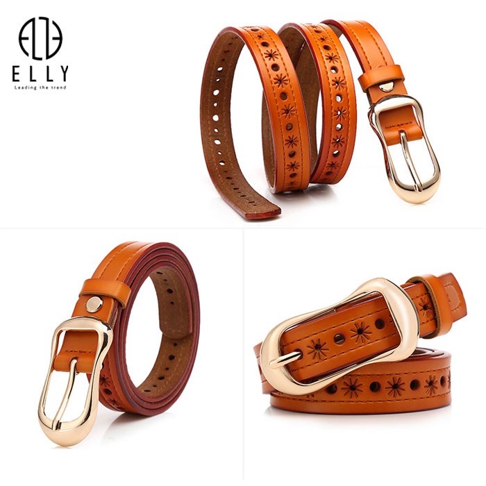 Dây lưng nữ cao cấp da thật ELLY – ED23