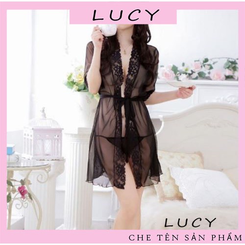 Áo Choàng Ngủ Sexy, Ren Mỏng Rất Dễ Xé | BigBuy360 - bigbuy360.vn