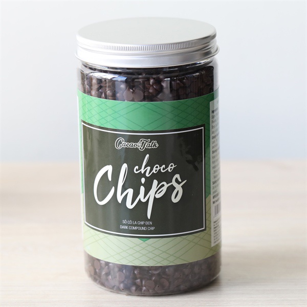 Socola chip đen Fancy hũ (700g)