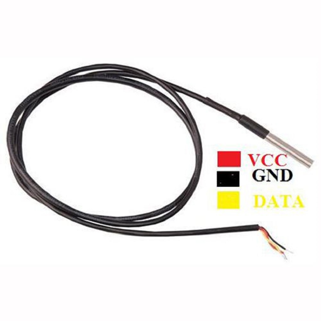 Dây Cảm Biến Nhiệt Độ DS18B20  1M