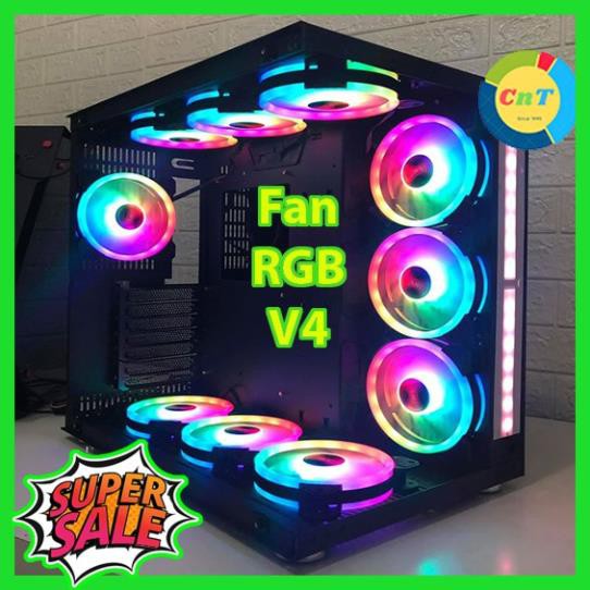 Fan CoolMoon RGB V4 ( Quạt Tản Nhiệt ) Đồng Bộ Theo Main Cực Hot