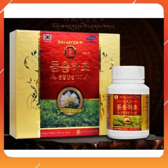 Viên đông trùng hạ thảo Bio Hàn Quốc Hộp 2 lọ 120 viên