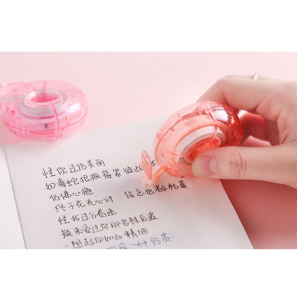 Bút Xóa Kéo Hình Bánh Donut Sakura 5mm*6m