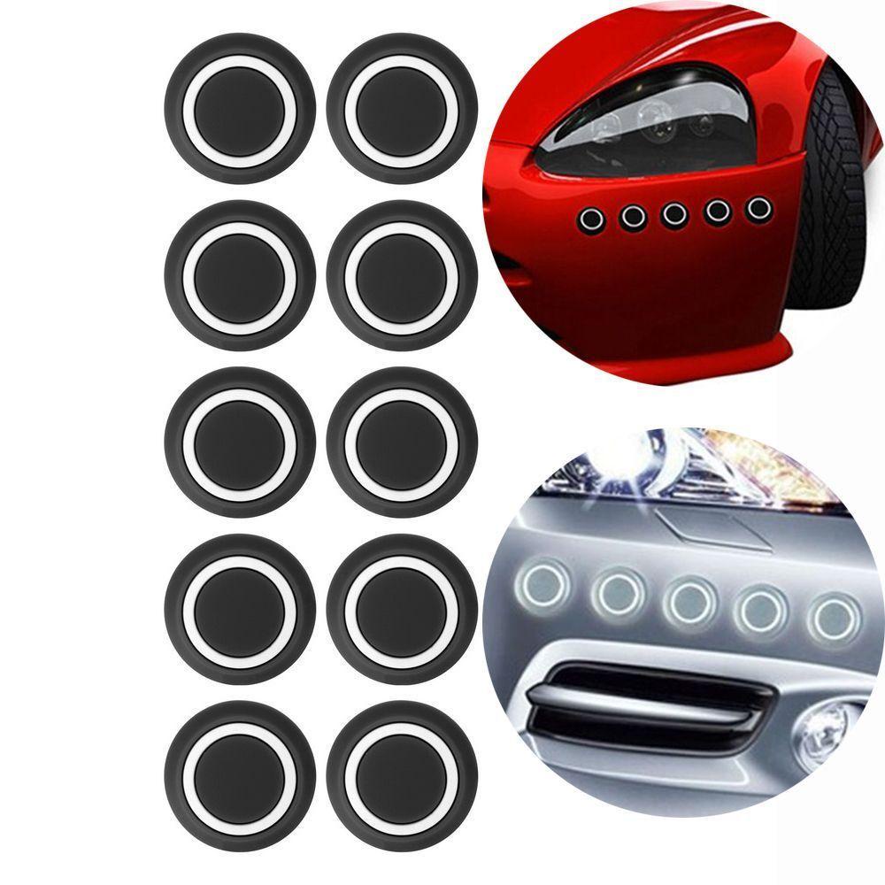 Miếng Dán Góc Cạnh Xe Hơi Chống Va Chạm Chống Trầy Xước Hình Tròn Hiệu VANES1