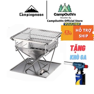 Bếp nướng cắm trại campingmoon campoutvn bếp xminipro cắm trại du lịch dã ngoại bếp than A017