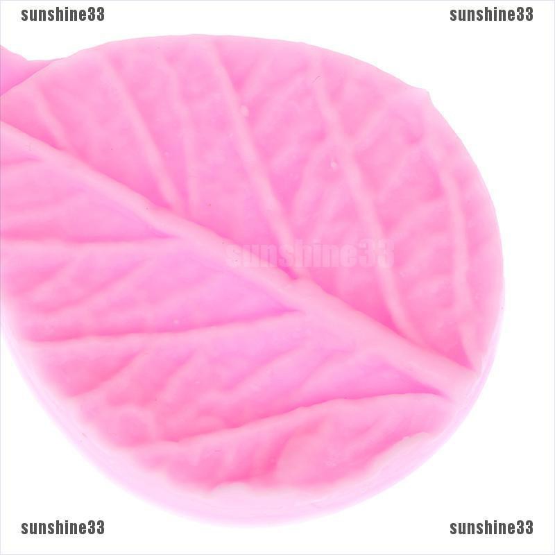 Khuôn silicone làm bánh hình 2 chiếc lá DIY