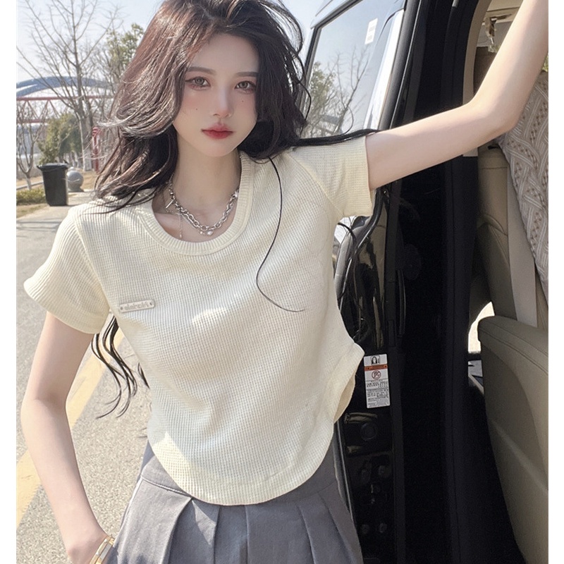 Áo Thun Tay Ngắn Dáng Ôm Thời Trang Mùa Hè Dành Cho Nữ