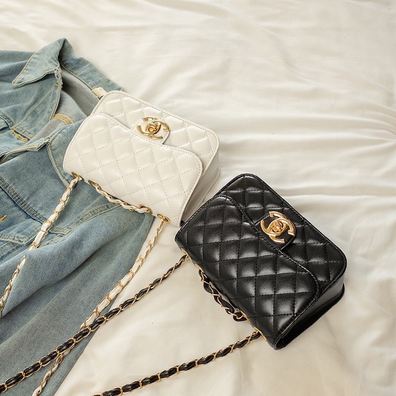 Túi xách nữ đeo chéo đeo vai classic trám chỉ phong cách basic phù hợp đi chơi đi tiệc CV1