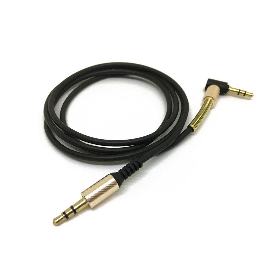 Cáp Âm Thanh giắc 3.5mm Có Đầu Cắm Vuông Góc