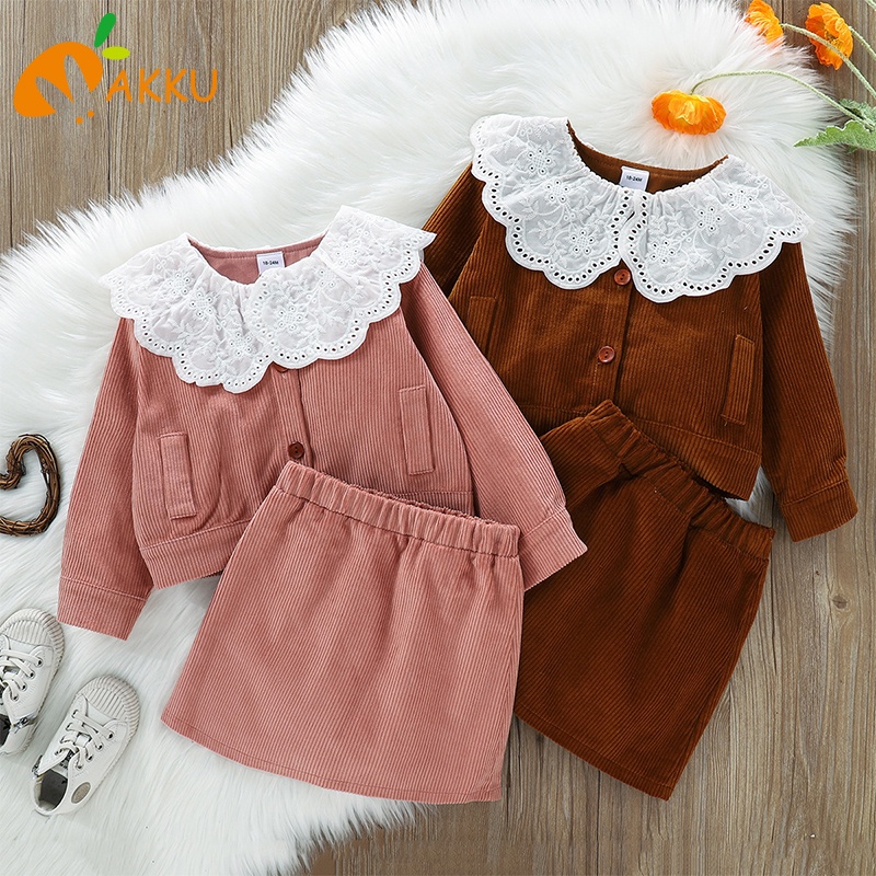 Đầm Xòe Cổ Búp Bê Xinh Xắn Cho Bé Gái Pekku