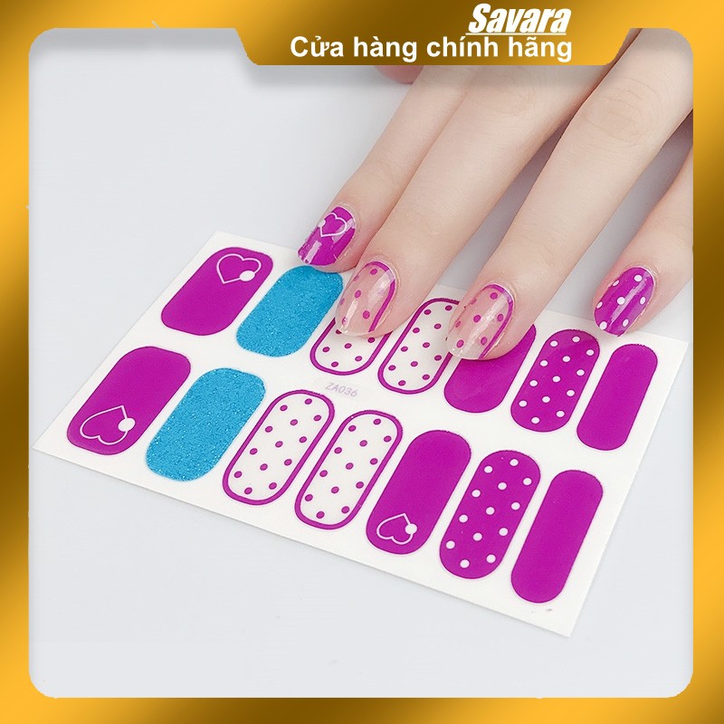 Hình dán móng 14 miếng Z/A036