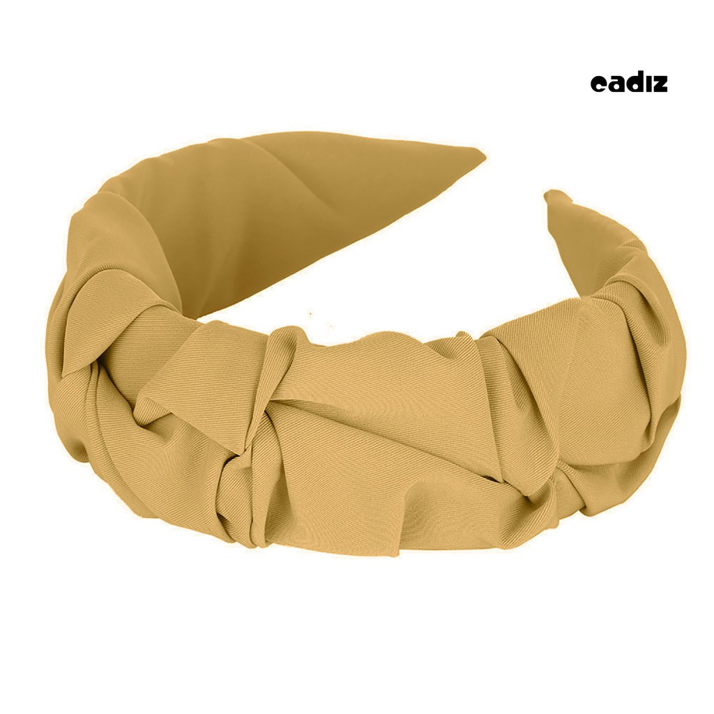 Băng Đô Cài Tóc Màu Trơn Cho Nữ