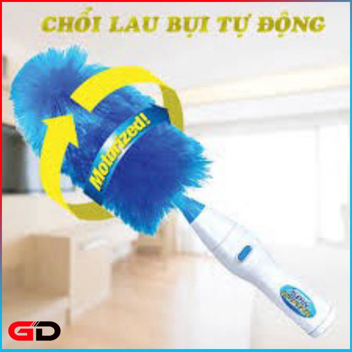 Chổi quét bụi Spin Duster với đầu chổi xoay