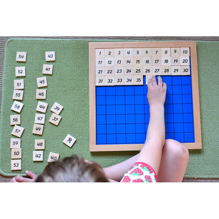 (Phiên bản quốc tế) Bảng 100 Montessori (Hundred Board)