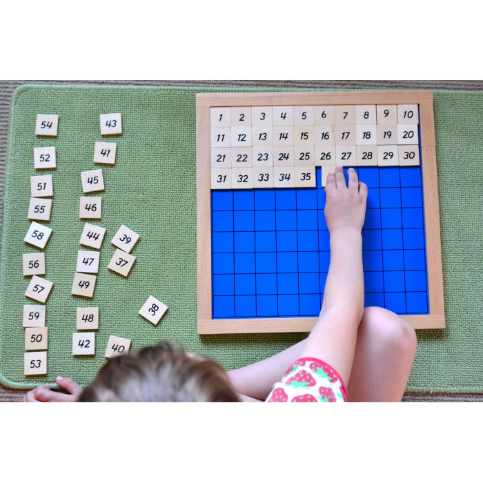 (Phiên bản quốc tế) Bảng 100 Montessori (Hundred Board)