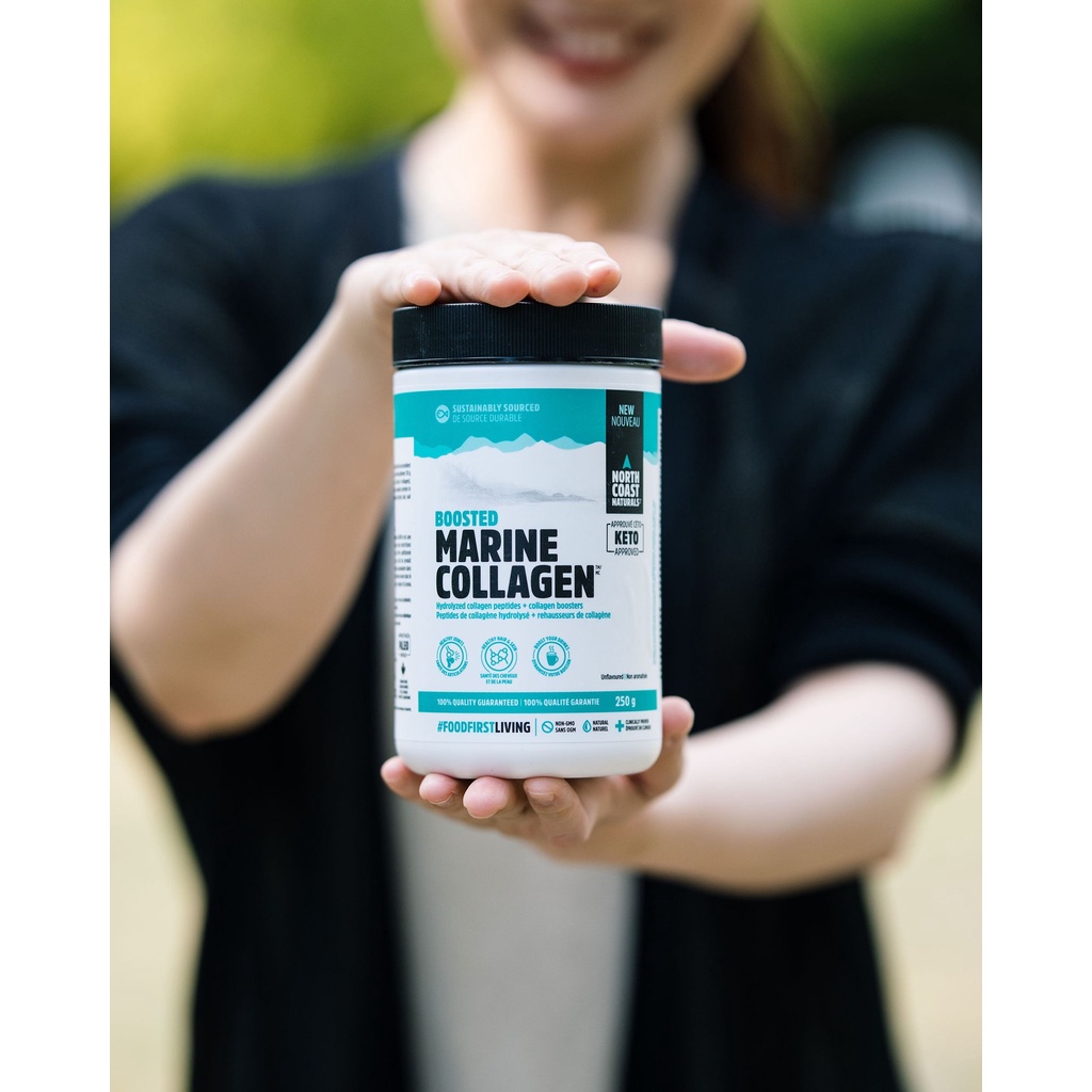 Bột Collagen Boosted Marine Collagen North Coast Naturals Hộp 250g