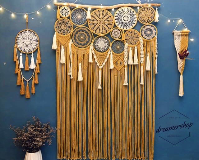 Combo 10m Dây ren bi trang trí bom bom hạt nhỏ của Vải rẻ HB shop