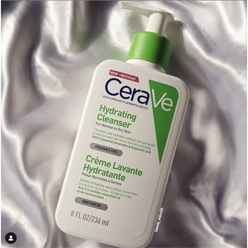 Sữa rửa mặt cho da nhạy cảm CERAVE bản Pháp 236ML