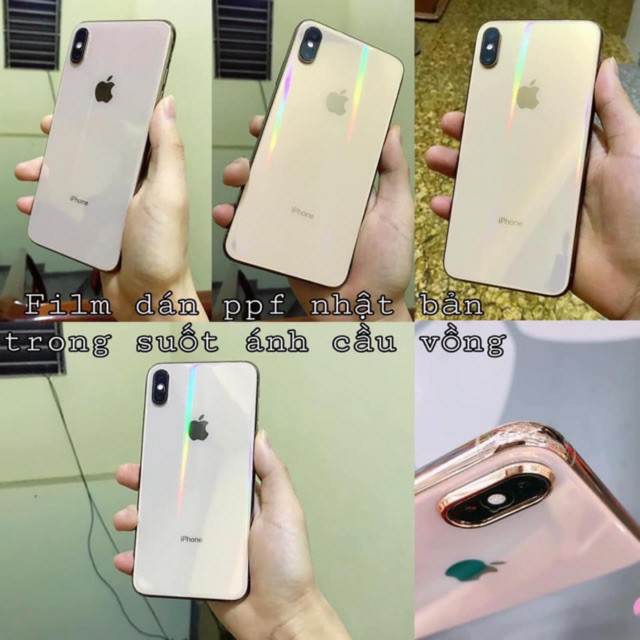 [Giá Lẻ = Sỉ] DÁN LƯNG PPF Full Màn Lưng Và Viền Iphone X XR XS Max 7plus 8plus